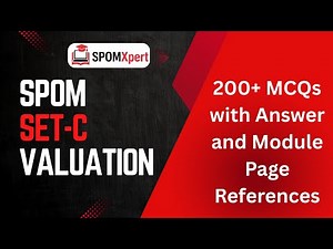 SPOM Set-C Valuation MCQs | 200+ ICAI Self-Paced Module Questions | SPOMXpert