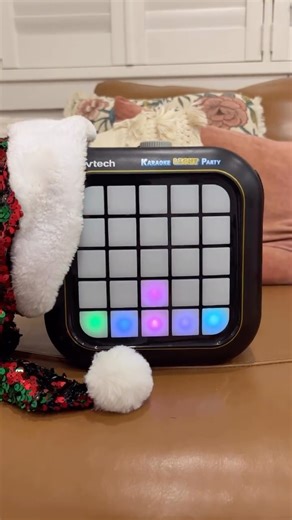 Kristy ⋒ Teacher ⋒ Mum ⋒ Play To Learn ⋒ on Instagram: "We are set to rock the family Christmas party this year! We’re still exploring all this @vtech_toys_anz Light Karaoke machine has to offer, but I’m super impressed. The pixels are interactive plus sync to songs. It’s preloaded with songs and games BUT also syncs to Bluetooth so you can jam to your own tunes! This is such a great gift for kiddos or the family! (Kidult here who is obsessed) 🎤🕺🏻🕺🏻🕺🏻 #sponsored #gifted #vtech"