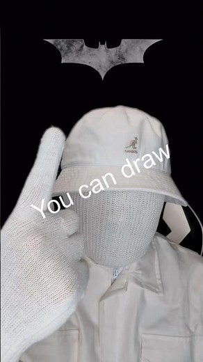 How to draw the Batman logo