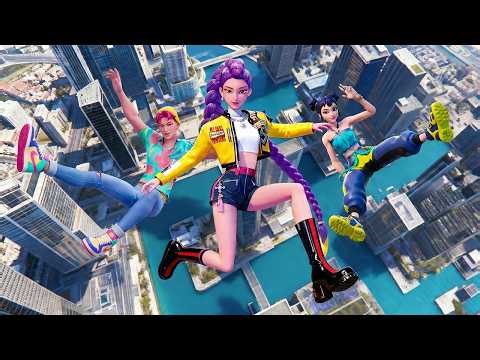 GTA 5 Kpop Demon Hunters Ragdolls Wild Water Jumps and Fails!