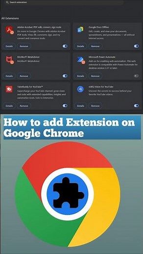 How to Add an Extension to Google Chrome #shorts #trending #extension #google #chrome #trending #2k
