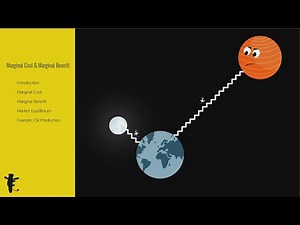 Marginal Cost and Marginal Benefit. Why we never seem to run out of oil.
