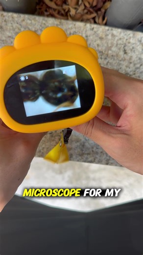 INSKAM Upgraded 3 Inch IPS Screen, 1000x Magnification, Handheld Digital Microscope with 8 Adjustable LED Lights, Compatible with Windows, Mac OS, Science Education Fun Birthday Gift for Kids Students Learning Tool Teaching Supplies