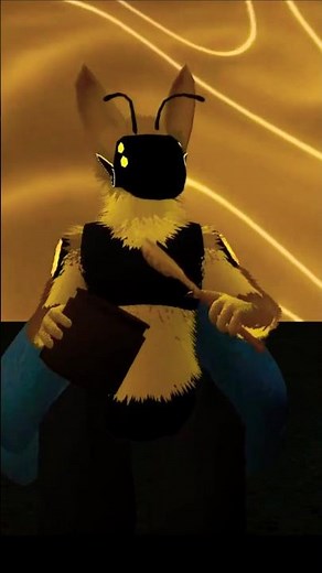 honey pot and spoon. item works on quests #vrchat #protogen #vrchatavatar #bee #furry #furryvrchat