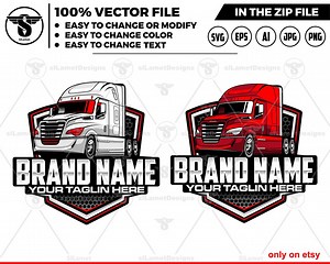 Freightliner Trucking Logo: Big Rig Semi Truck Design (digital Download) - Etsy