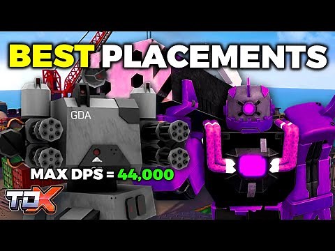 How To Maximize XWM Turret DPS in Endless Mode! (Placements Tutorial) | Roblox TDX