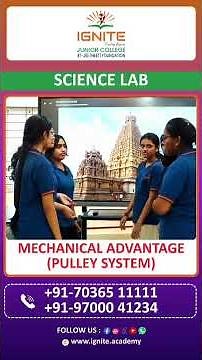 Pulley System Made Easy: Mechanical Advantage Experiment at Ignite
