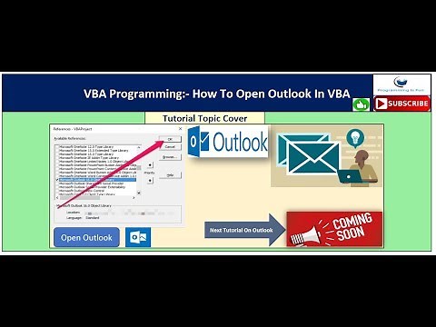 VBA Programming-1. How to Open the Outlook Application using VBA