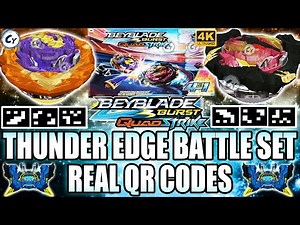 QR THUNDER EDGE SET DIVINE EVO BELFYRE B8 QR CODE LIGHTNING PANDORA ENDLESS P8 BEYBLADE BURST APP