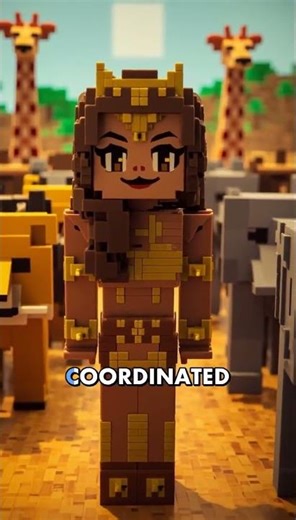 Minecraft's Beyoncé: Rise of the Lion Queen! #shorts #minecraft #minecraftshorts