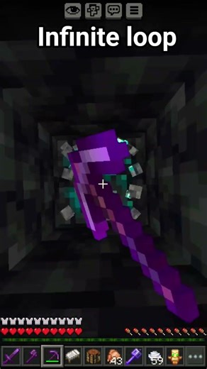 Minecraft crazy infinity loop #minecraft #loop #like #gaming #subscribe #infiniteloop infiniteloop