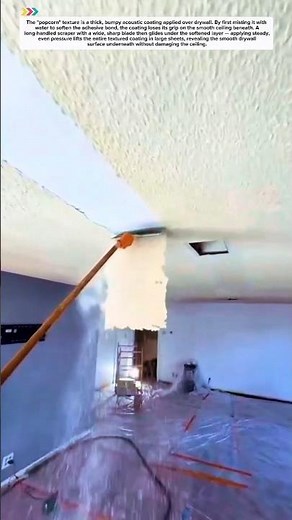 Popcorn Ceiling Removal — Fast & Satisfying!