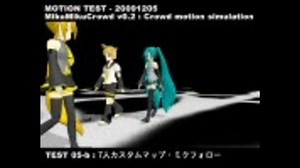 MMD Crowd Simuration 2