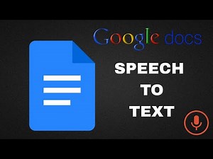 How To Transcribe Speech To Text In Google Docs