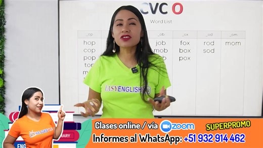 What are CVC Words? 🤔 Explicación Fácil 👩🏻‍🏫 INGLÉS CHÉVERE 361 😎 💥💥ACCEDE AL MATERIAL en PDF y lleva tu Inglés al siguiente NIVEL 🔥 aquí 👇 https://www.facebook.com/EasyEnglishTv.1/subscribe/ 💥 Únete a nuestro canal de WhatsApp para mantenerte al tanto de las NOVEDADES 👇 https://whatsapp.com/channel/0029Va4JxUZAYlULebbWrL3X | EasyEnglish TV