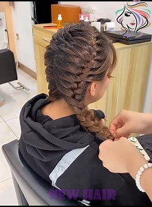53K views · 743 reactions | Teaching waterfall braiding skills | New hair | Facebook