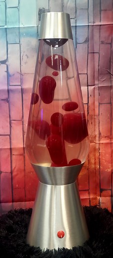 Rare Custom Made 27” Grande Lava Lamp - Blood Red Lava With Crystal Clear Fluid an Exclusive Custom Dimmer Installed Into the Base. - Etsy