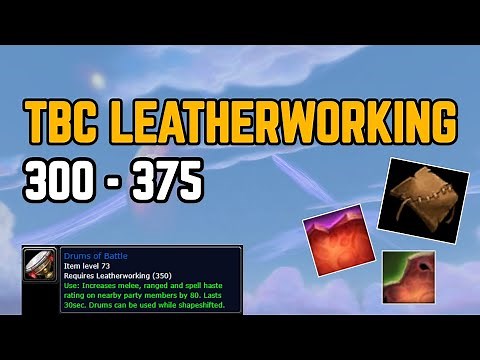 TBC Leatherworking Profession Guide 300-375 🐂