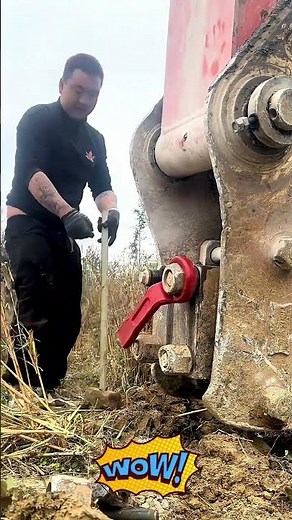 Nut loosening process for large machinery