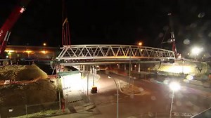 Check out the video below to see how our new bridge was installed over Scarborough Beach Road on Saturday night. Opening next year, this iconic locally made piece of infrastructure will help more people cycle in a safer way, by creating a direct route from the northern suburbs to Perth City. Big thanks to WestCycle, David Michael and Chris Tallentire MLA for joining me onsite yesterday! | Rita Saffioti MLA