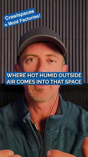 VENTED Crawlspaces Are MOLD Factories‼️