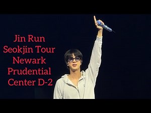 Live Jin Run Seokjin Tour Newark Prudential Center D-2 | BTS Jin Live Concert Newark US Tour |Part 1