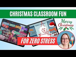 Easy Christmas teaching ideas for online teachers - FREE resources, activities, and fun!
