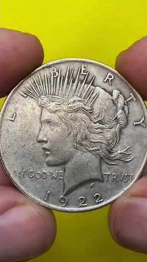 1922 peace dollar worth money