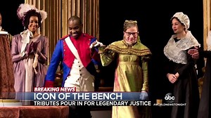19K views · 681 reactions | ICON OF THE BENCH: Stephanie Ramos reports on the reactions pouring in after the death of Supreme Court Justice Ruth Bader Ginsburg, with memorials growing in several cities and nightly vigils held from Coast to Coast. https://abcn.ws/33ORzyo | ABC World News Tonight with David Muir | Facebook