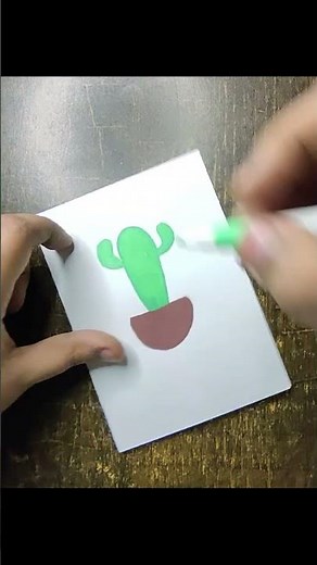 How to Draw a Cute Cactus | Easy drawing Step by Step Cactus Drawing Tutorial #cactus #drawing