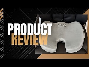ComfiLife Gel Enhanced Seat Cushion Review - Your Solution for Back Pain Relief!
