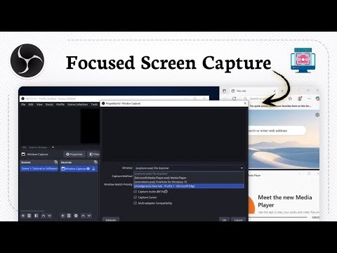 How to record a specific window in OBS Studio