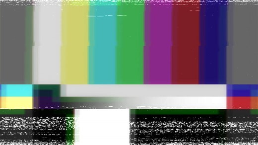 Glitchy Color Bars with Beep