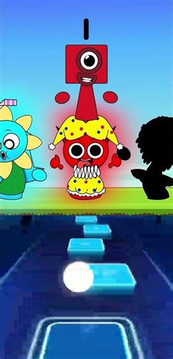 Sprunki NumberBlocks OC One Play Transformation Music | Sprunki #shorts #sprunki #incredibox #funny