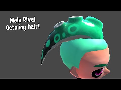 Splatoon - Redesigned Rival Octoling Boy Hairstyle!