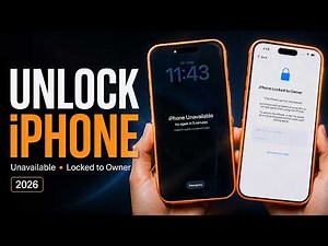 How to Fix Unavailable iPhone/iPad | iPhone Locked to Owner | Unlock/Bypass iPhone Lockscreen (2026)