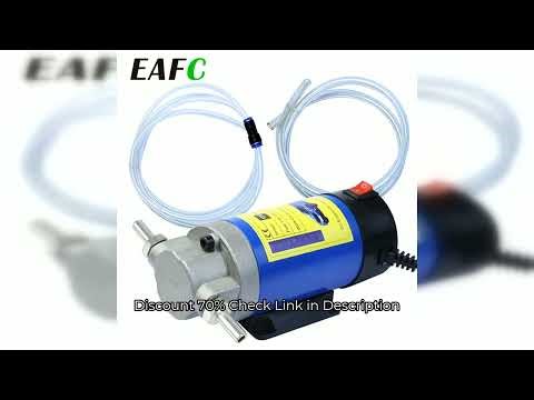 Portable 12V/24V Oil Transfer Pump 1-4L/min Extractor Fluid Suction Electric Change Fuel Pump Siphon