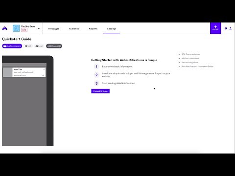 How to Set Up Airship Web Notifications