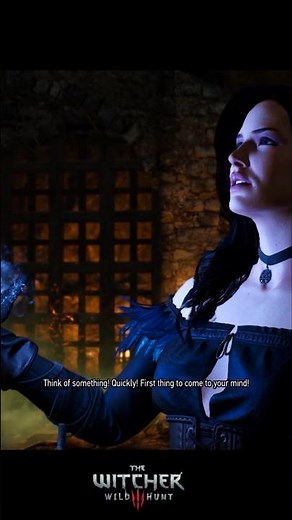 Geralt & Yennefer Were Trapped… But Yen Had a Plan 😳🔥 #shorts #shortsfeed #witcher3
