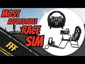 Logitech G29 Driving Wheel and Next Level Racing GT Lite Foldable Sim Cockpit Review. FFF