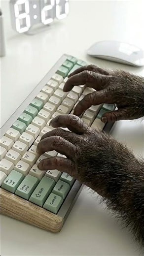 Alpha-Testing: The Primate Prototype. #minimalistoffice #mechanicalkeyboard #aestheticworkspace