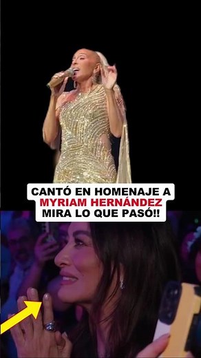 Yuri sings a tribute to Myriam Hernandez, performing "The Man I Love" in Chile.
