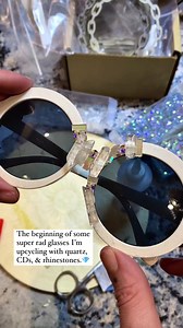 Can’t wait to finish this project. 💎💿✨😎...#upcycle #diyproject #summerfashion | Kelly Dempsey