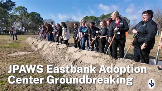 ICYMI: The Jefferson Protection & Animal Welfare Services (JPAWS) hosted a ground breaking ceremony yesterday for the new JPAWS Eastbank Adoption Center. The JPAWS Eastbank Adoption Center will restore critical animal welfare services to Jefferson Parish, following the loss of the former Eastbank Animal Shelter due to Hurricane Ida. The new 27,750-square-foot, single-story facility is scheduled for completion on February 28, 2027, and will feature separate adoption, community clinic and intake e