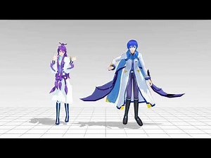【KAITO V3, 神威がくぽ V4】PoPiPo Mk II Remix (MMD VOCALOID カバー)