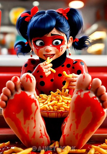 GIANT LADYBUG AT KFC 😭😭 | ladybug
