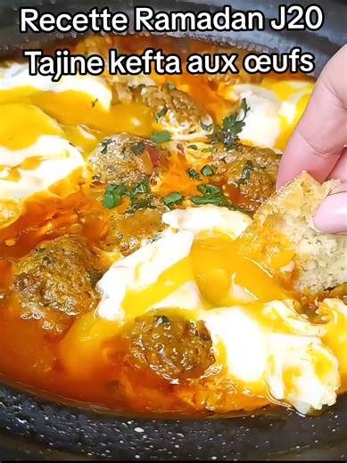 Tajine de kefta aux œufs pour le ftour