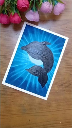 Beautiful Dolphin Painting Tutorial 🌊🐬 | Easy Acrylic Art for Beginners Step by Step