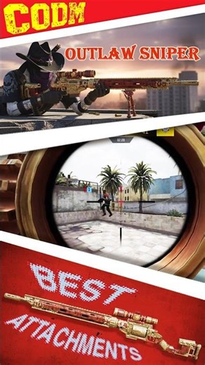 Outlaw Sniper Best Build for Rank Match in Cod Mobile #codm