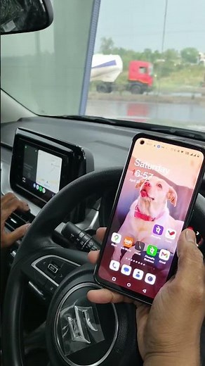 wireless Android auto touch screen in your car with New Brezza zxi top model #brezza2023 Modified